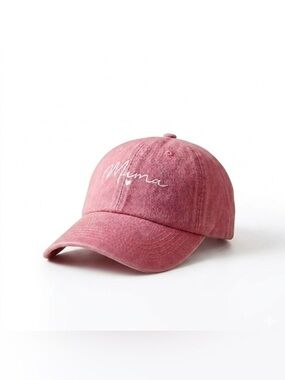 Womens Baseball Hat Pink Mama OS NEW